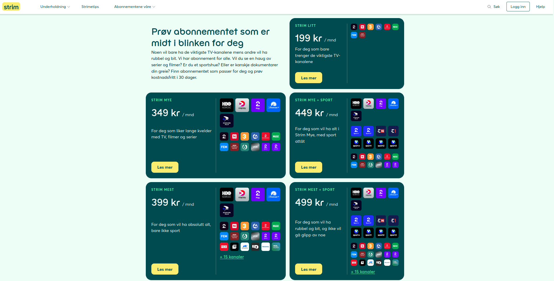 Strim Pakkeløsninger