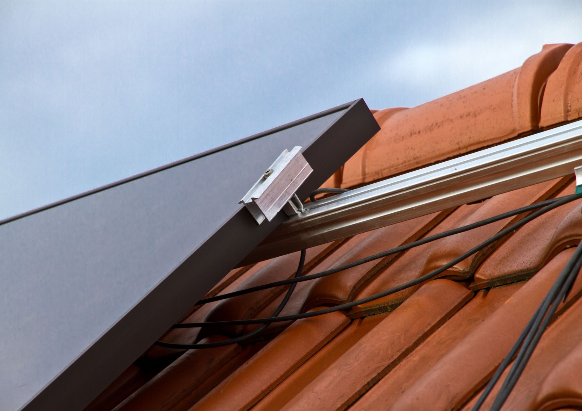 Installasjon av solceller på taket
